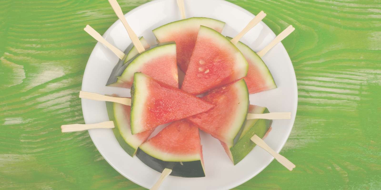 Snacking option presented nicely like melon on a stick